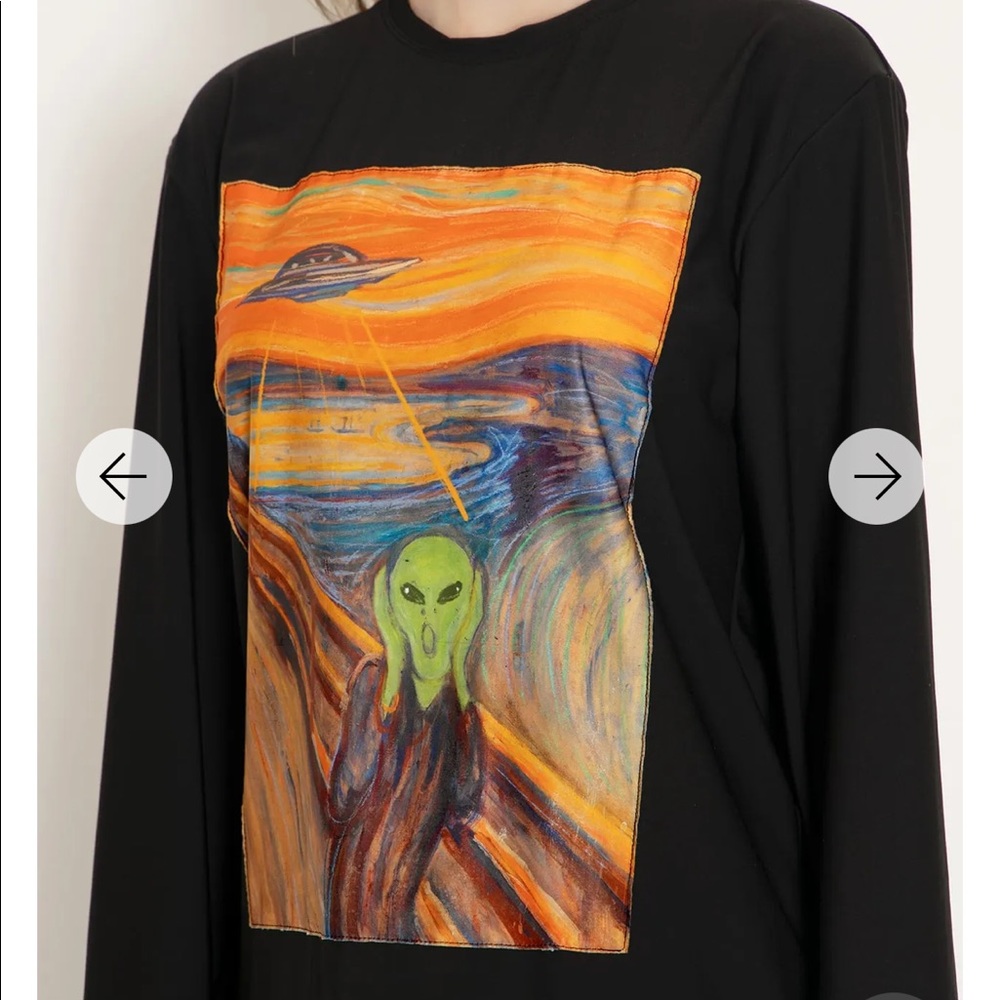 BLACKMILK - Space Scream Patch Sweater NWT